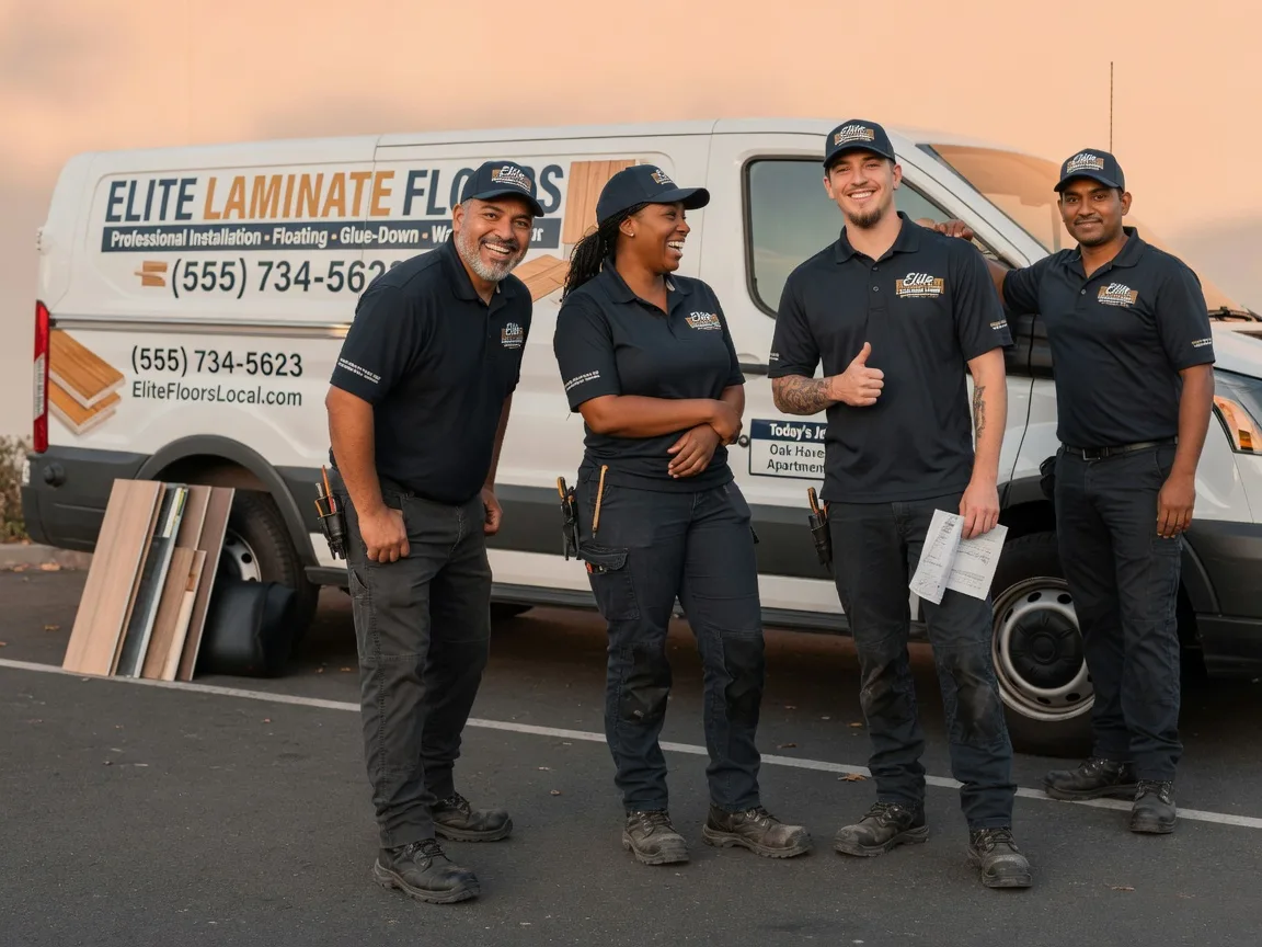 Laminate flooring installation company in Joy, IL